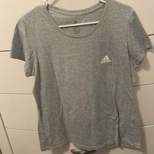 Adidas gray workout shirt